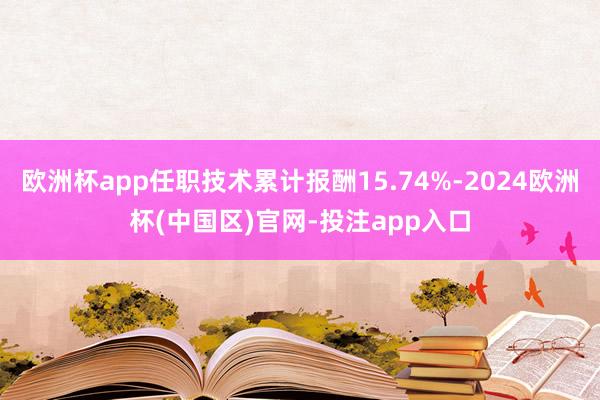 欧洲杯app任职技术累计报酬15.74%-2024欧洲杯(中国区)官网-投注app入口