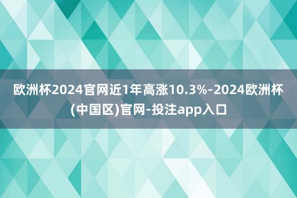 欧洲杯2024官网近1年高涨10.3%-2024欧洲杯(中国区)官网-投注app入口