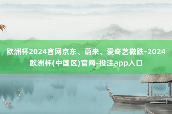 欧洲杯2024官网京东、蔚来、爱奇艺微跌-2024欧洲杯(中国区)官网-投注app入口